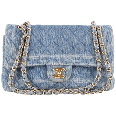 chanel denim flap bag|chanel classic flap bag price.